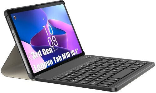Flip Cover με Πληκτρολόγιο στα Αγγλικά US Μαύρη (Lenovo Tab M10 (3rd Gen) 10.1'')