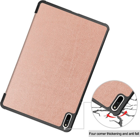 Magnetic Tri-fold Flip Cover Ροζ Χρυσή (MatePad 11)