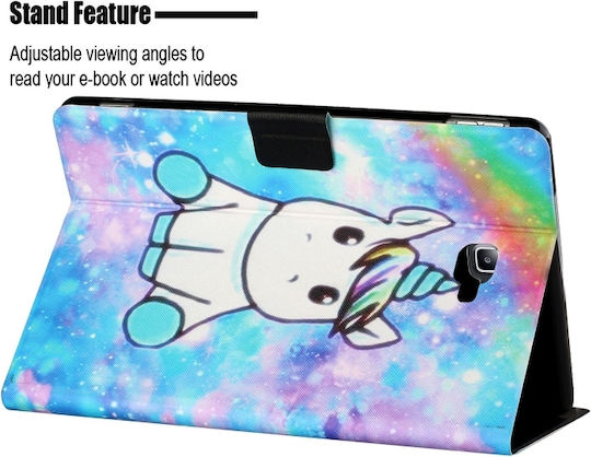 Unicorn Flip Cover Multicolor Pentru Galaxy Tab A 10.1 2016