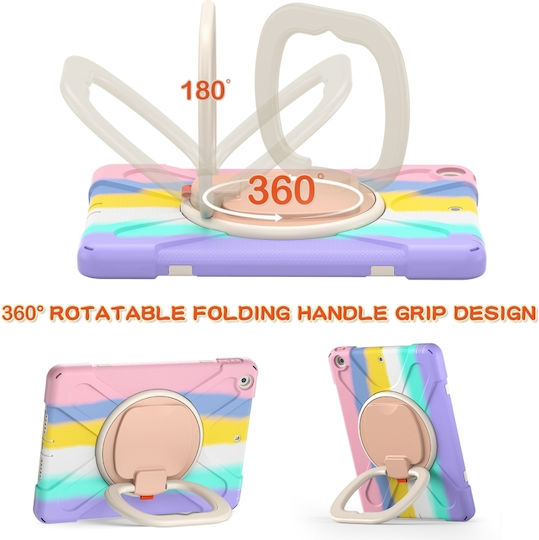 360 X-Armor Baby Color Back Cover για Παιδιά Ροζ (iPad 2019/2020/2021 10.2'')