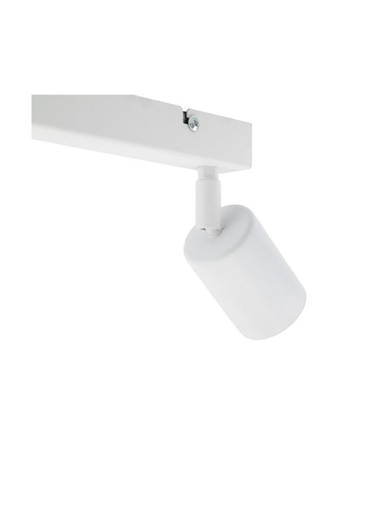 TK Lighting Double Spot with Socket GU10 in White Color