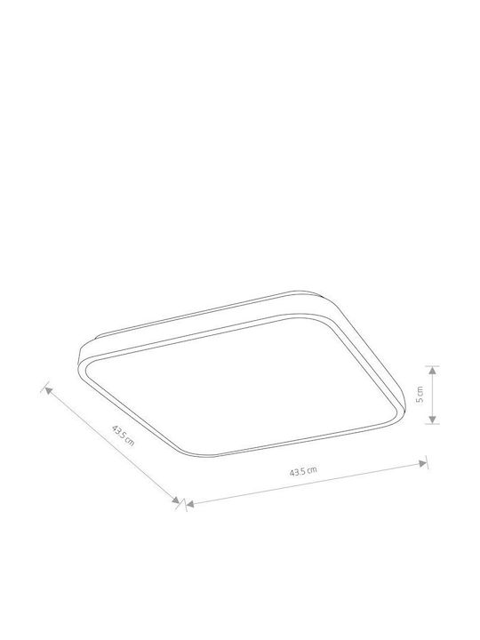 Nowodvorski Square LED Panel 32W with Natural White Light 4000K