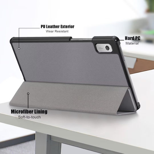 Tab Flip Cover Γκρι (Lenovo Tab M9 (TB-310FU))