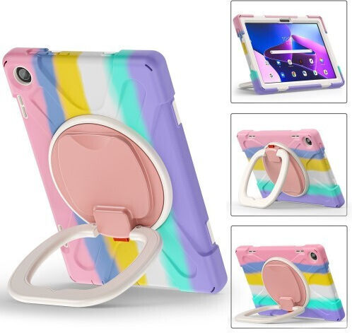 360 X-Armor Kickstand Flip Cover Ανθεκτική Colorful Pink (Lenovo Tab M10 (3rd Gen) 10.1'')