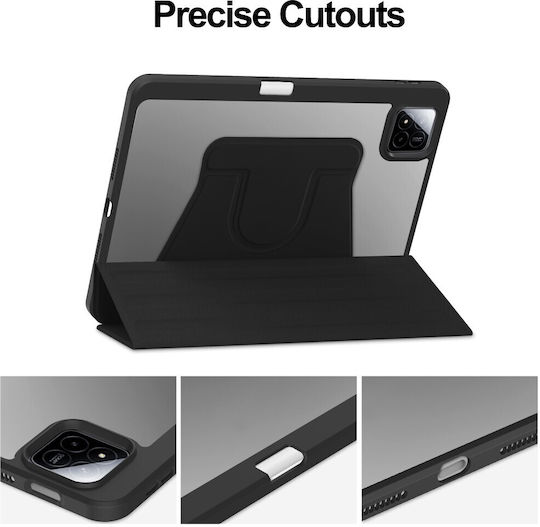 Flip Cover Δερμάτινη Μαύρη (Xiaomi Pad 7, Pad 7 Pro)