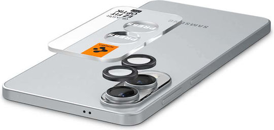 Spigen Optik Pro EZ Fit Προστασία Κάμερας Tempered Glass Μαύρο για το Galaxy S25 Edge