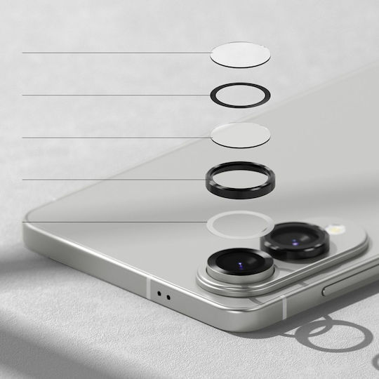 Ringke Προστασία Κάμερας Tempered Glass Μαύρο για το Galaxy S25 Edge