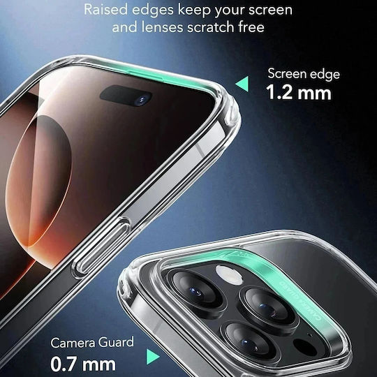 ESR Classic Hybrid Camera Umschlag Rückseite Silikon Transparent (iPhone 17 Pro Max / iPhone 17 Pro / iPhone 16 Pro Max)