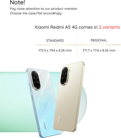 Techsuit Colorverse 360 Vollschutz Silikon Blau (Redmi A5)