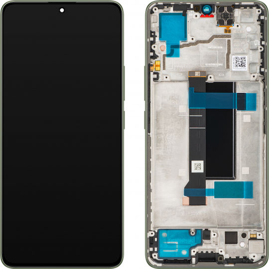 Xiaomi Screen with Touch Mechanism and Frame for Xiaomi Redmi Note 13 Pro 5G (Green)