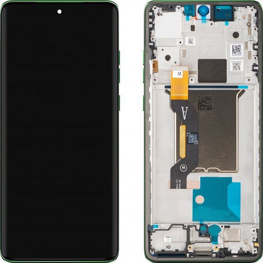 Motorola Екран Service Pack със Сензорен Механизъм за Motorola Moto Edge 60 (Зелен)