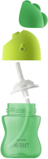 Philips Baby Cup Bendy made of Plastic Green 300ml for 12m+m+