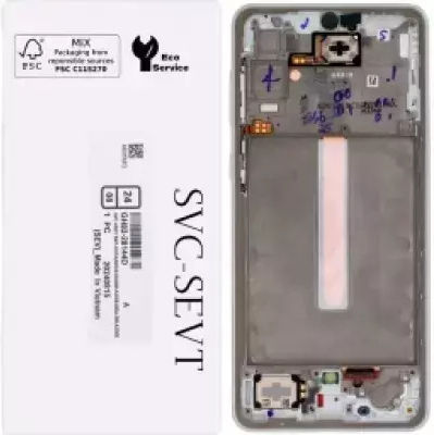 Samsung A336b Galaxy A33 5G Front Cover LCD and Touch White Original Service Pack