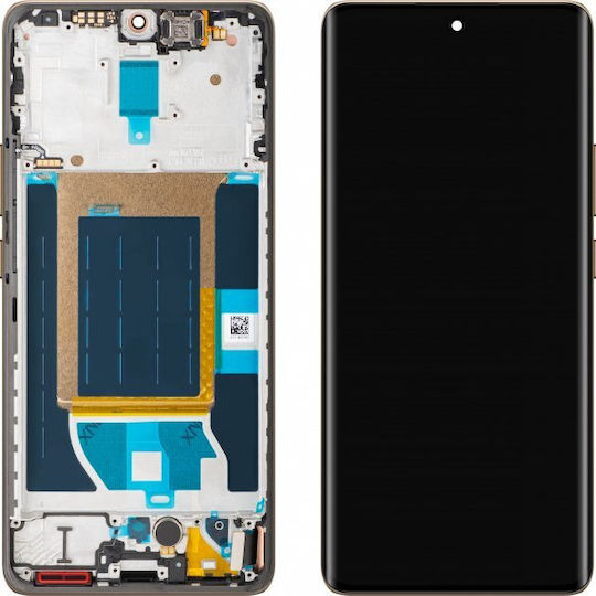 Realme Οθόνη με Μηχανισμό Αφής για Realme 14 Pro (Λευκό)