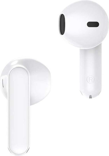 Realme T01 In-ear Bluetooth Handsfree Ακουστικά με Θήκη Φόρτισης Λευκά