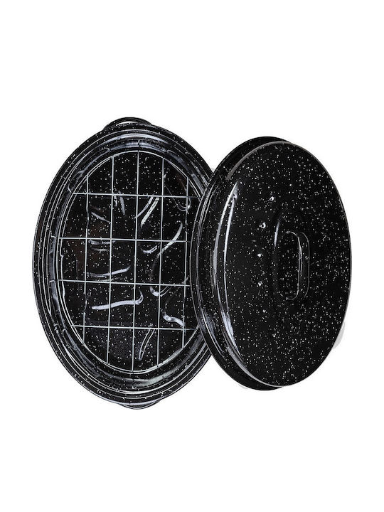 Γάστρα Enamel Εμαγιέ 46x32x18cm 7.8lt Σχάρα