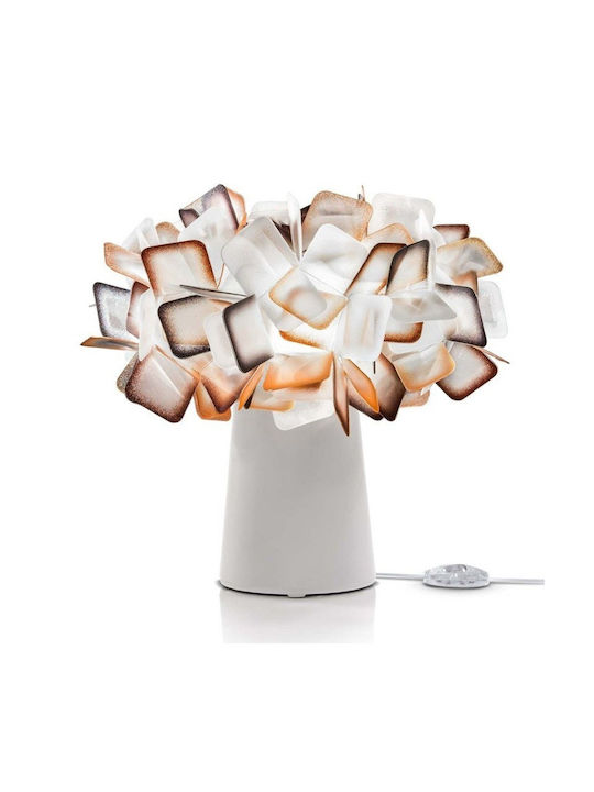 Slamp Decorative Lamp with Socket for Bulb E14 White