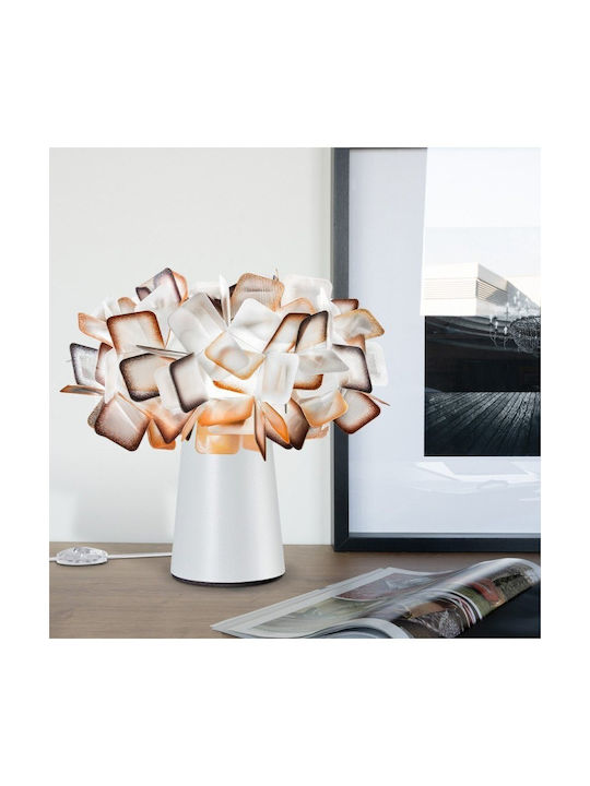 Slamp Decorative Lamp with Socket for Bulb E14 White
