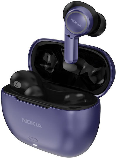 Nokia Clarity Earbuds 2 + Bluetooth хендсфри Слушалки с Устойчивост на Пот и Кутийка за Зареждане Лилав