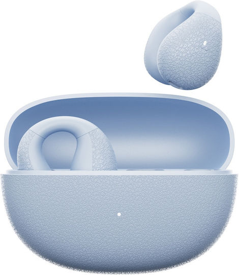 QCY Crossky C10 Offenes Ohr Bluetooth Kopfhörer mit Schweißbeständigkeit und Ladekoffer Blau