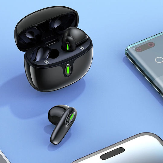 Awei Τ39 Earbud Bluetooth Handsfree Ακουστικά με Θήκη Φόρτισης Μαύρα