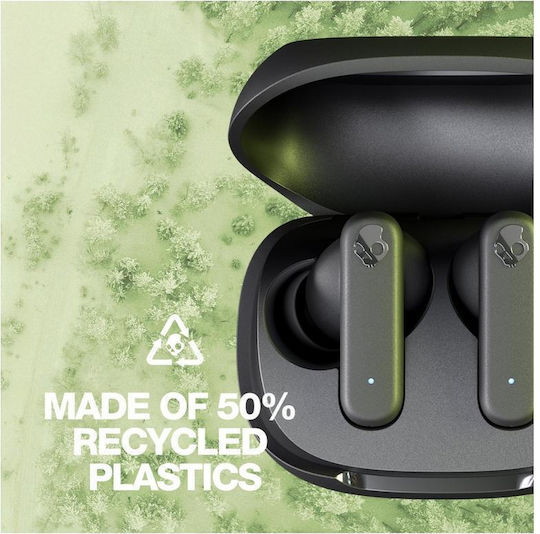 Skullcandy Smokin Buds Bluetooth Handsfree Ακουστικά Bone/Orange Glow