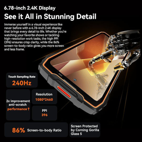BlackView BL7000 5G Dual SIM (8GB/256GB) Resistant Smartphone Black