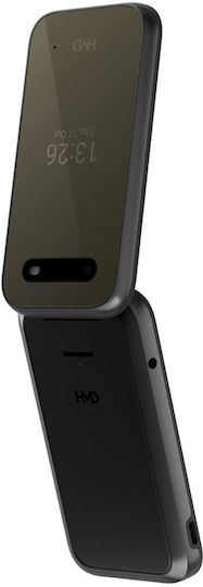 HMD 2660 Flip Dual SIM Mobile with Large Buttons Black