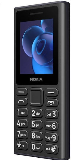 Nokia 110 (2024) Dual SIM Mobile with Buttons (English Menu) Black