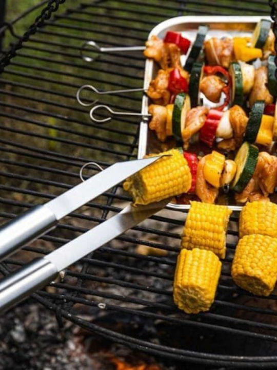 KING Hoff Set of 3 Barbecue Tools with Spatula Tongs and Opener