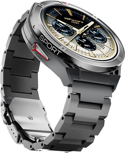 HiFuture Active Wasserdicht Smartwatch mit Pulsmesser (Silber)