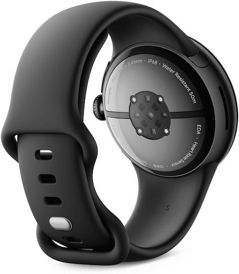 Google Pixel Watch 3 Aluminium 41mm Wasserdicht mit Pulsmesser (Obsidian)