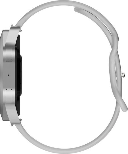 Canyon Hexagon 88 Wasserdicht Smartwatch mit Pulsmesser (Silber)