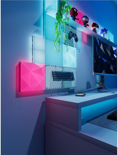 Nanoleaf Smart Διακοσμητικό Φωτιστικό LED RGBW Πίνακας 10τμχ