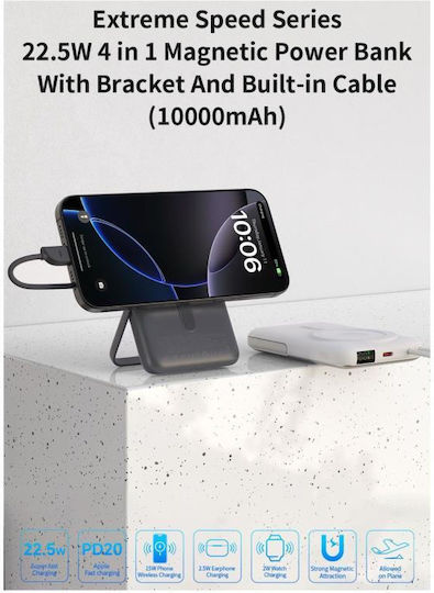Devia EP203 MagSafe Power Bank 10000mAh 22.5W Gray