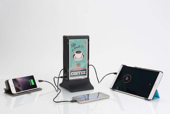 4Smarts Bartender Power Bank 20700mAh με 4 Θύρες USB-A Μαύρο