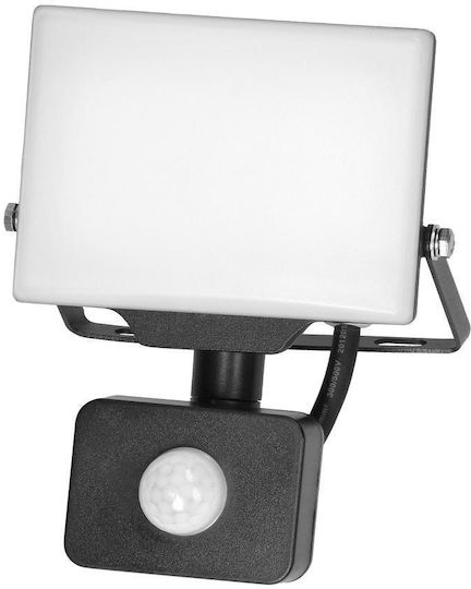 Led Projector Orno 20w Pir 1600lm Ip44 4000k Aluminum + Polycarbonate White Black