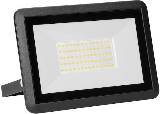 Orno Στεγανός Προβολέας LED 50W Φυσικό Λευκό 4000K IP65