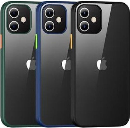 Usams Janz Back Cover Πλαστικό 2mm Μαύρο (iPhone 12 mini)
