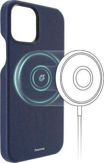 HAMA MagCase Finest Sense Back Cover Πλαστικό Μπλε (iPhone 12 / 12 Pro)