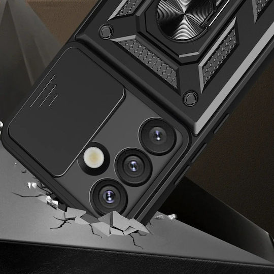Hurtel Hybrid Back Cover Silicon / Plastic Negru (Nothing Phone 2a / 2a Plus)