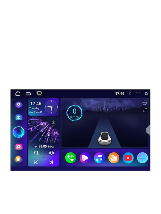 Bizzar Автомобилна Аудио Система 2DIN (Блутут/USB/WiFi/GPS/Apple-Carplay/Android-Auto) с Тъчскрийн 6.9"