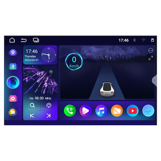 Bizzar Auto-Audiosystem 2DIN (Bluetooth/USB/WiFi/GPS/Apple-Carplay/Android-Auto) mit Touchscreen 6.9"