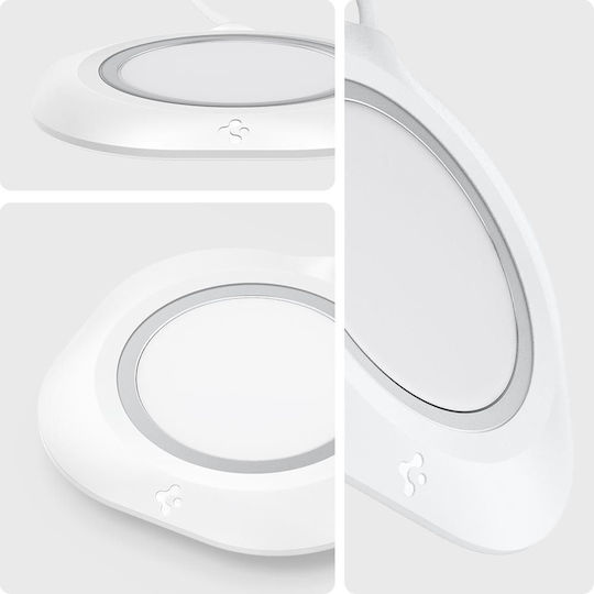 Spigen MagFit Pad Βάση Φόρτισης MagSafe σε Λευκό χρώμα