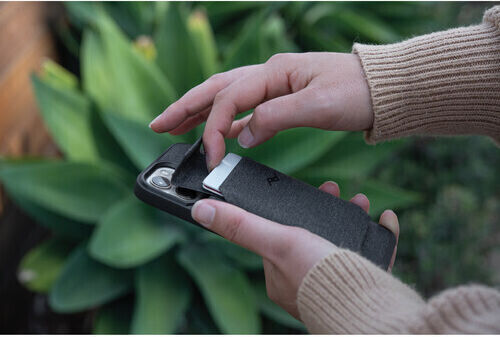 Peak Design Mobile Stand Smartphone Wallet Charcoal