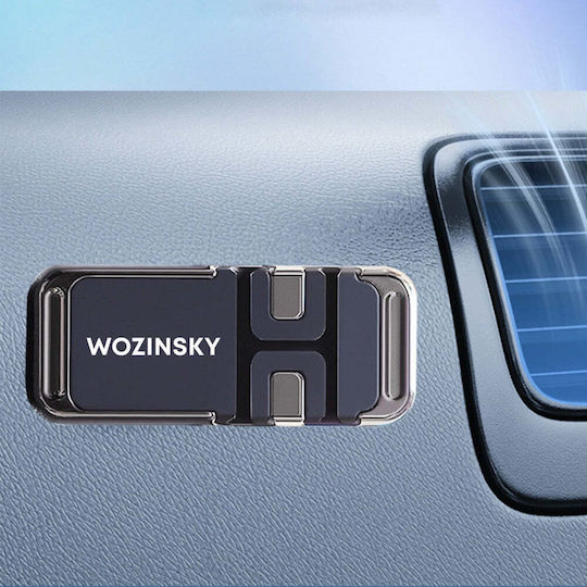 Wozinsky Magnetic Phone Holder/Cable Organizer σε Μαύρο χρώμα