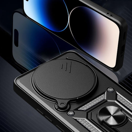 Techsuit Shield Back Cover Σιλικόνης / Πλαστικό Μαύρο (Xiaomi Poco F7 Pro - Techsuit)