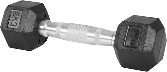 AMILA Βαράκι Εξάγωνο Λαστιχένιο 1 x 37.5kg