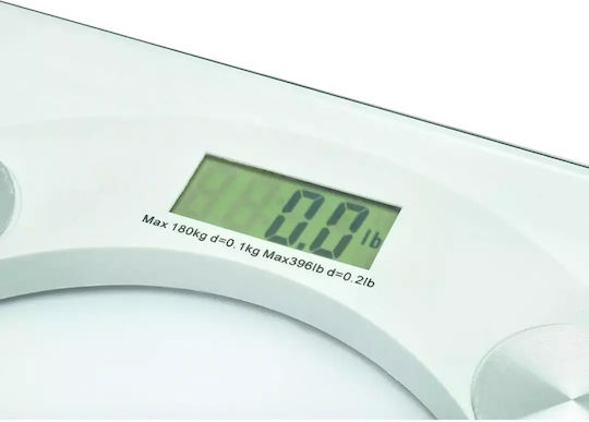 Glas Digital Badezimmerwaage in Transparent Farbe