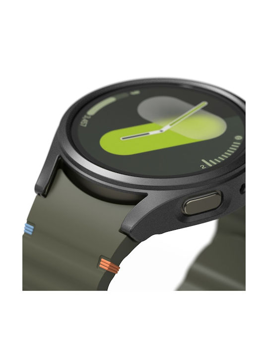 Ringke Slim Plastic Case with Glass in Black color for Galaxy Watch 7 (44 mm)